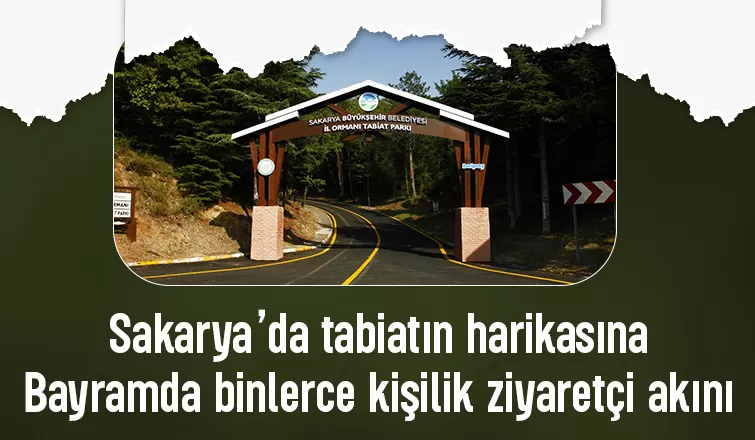 Sakarya İl Ormanı Tabiat Parkı'na ziyaretçi akını