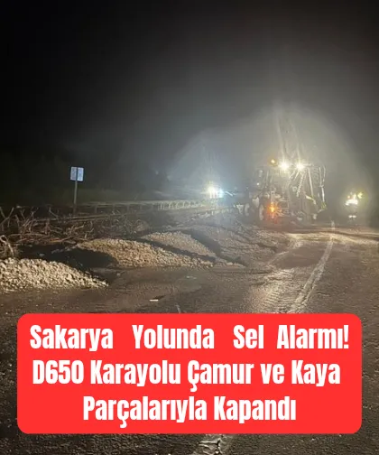 Sakarya İstikametine Giden Sürücüler Zor Anlar Yaşadı