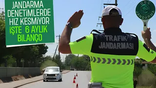 Sakarya jandarmadan 6 ayda 800 binden fazla denetim