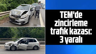 Sakarya-Kocaeli sınırında kaza: 3 yaralı
