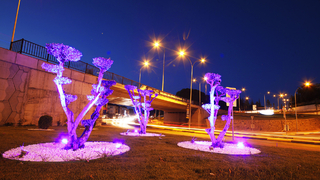 Sakarya Köprülü Kavşağı son haliyle ışıl ışıl