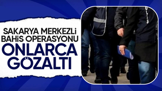 Sakarya merkezli bahis operasyonu