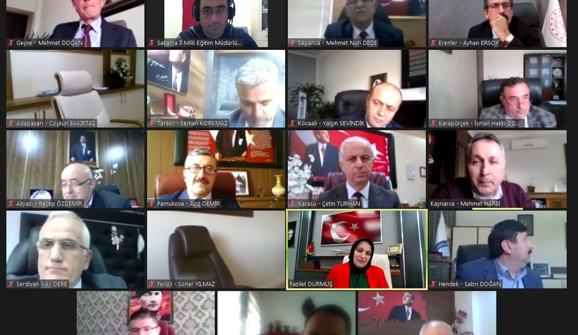 Sakarya Milli Eğitimde 2021'in ilk ilçeler toplantısı yapıldı