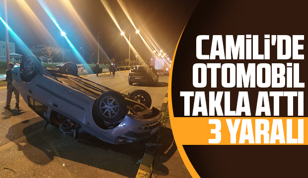 Sakarya MYO önünde kaza: 3 yaralı