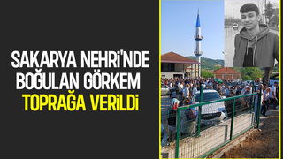 Sakarya Nehri'nde boğulan gence acı veda
