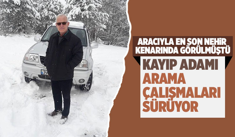 Sakarya Nehri'nde cesedi aranıyor