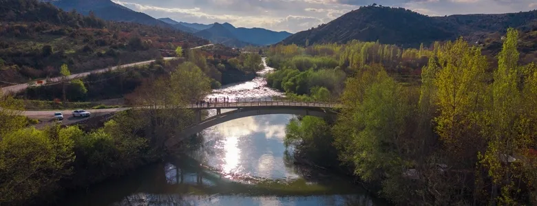 Sakarya Nehri'nden eşsiz manzara