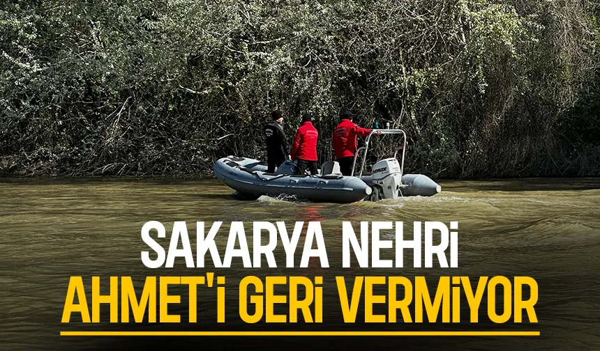 Sakarya Nehri'ne düşen çocuğu arama çalışmaları sürüyor