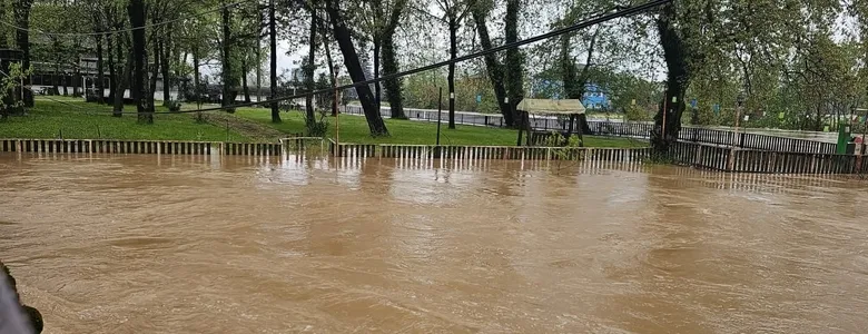 Sakarya Nehri taşma noktasına geldi; Alarm verildi