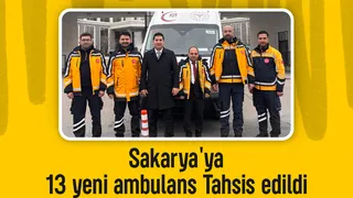 Sakarya'nın ambulans filosu 13 yeni ambulansla güçlendi