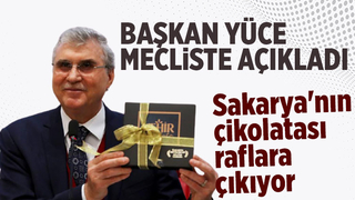 Sakarya'nın çikolatası raflara çıkıyor