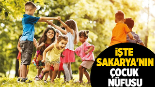 Sakarya'nın çocuk nüfusu açıklandı