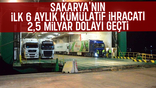 Sakarya'nın Haziran ayı ihracatında düşüş