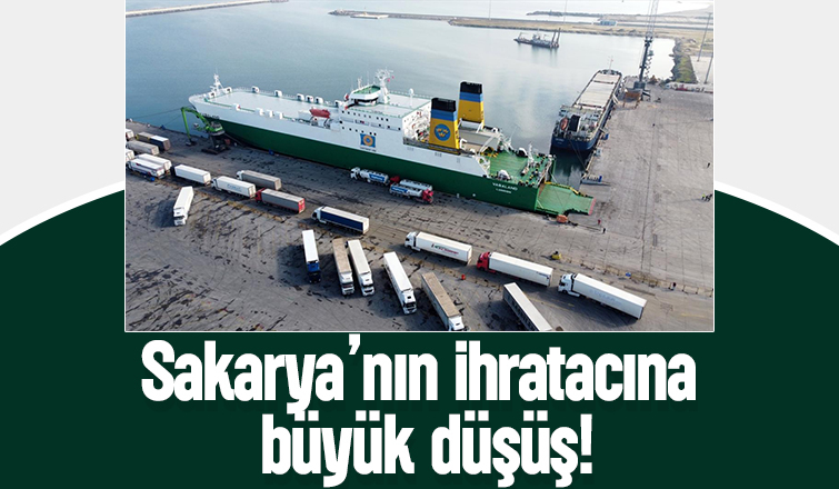 Sakarya'nın ihracatı Ekim'de düştü