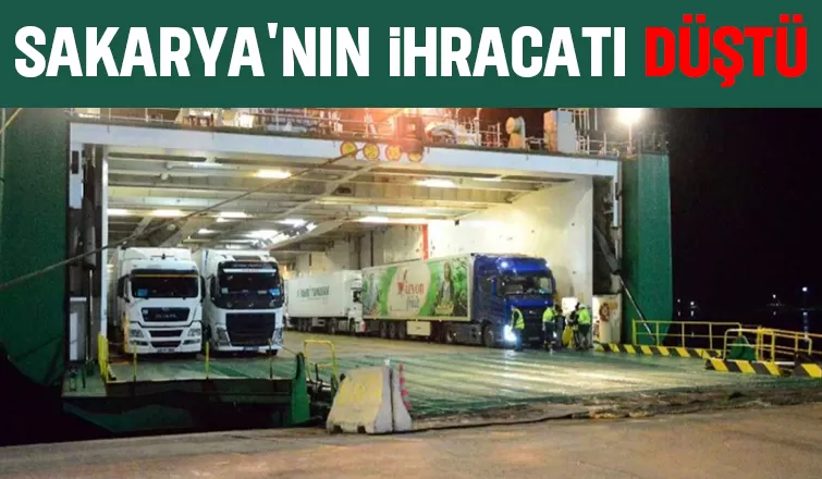 Sakarya'nın ihracatı Mayıs'ta geçen yıla göre düştü