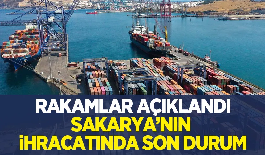 Sakarya'nın ihracatında son durum