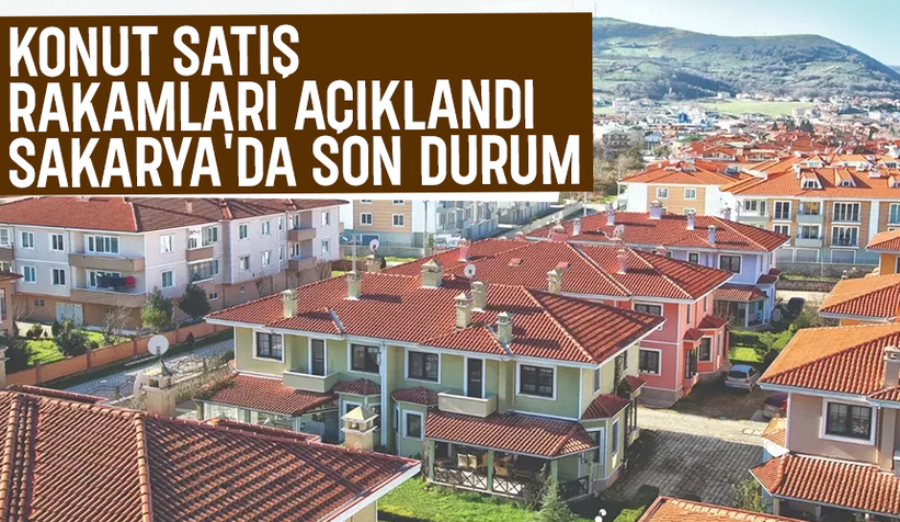 Sakarya'nın konut satış rakamları açıklandı