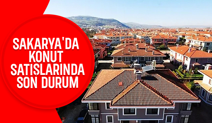 Sakarya'nın konut satış rakamları açıklandı