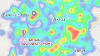 Sakarya'nın korona haritası yeşil ve mora dönmeye başladı