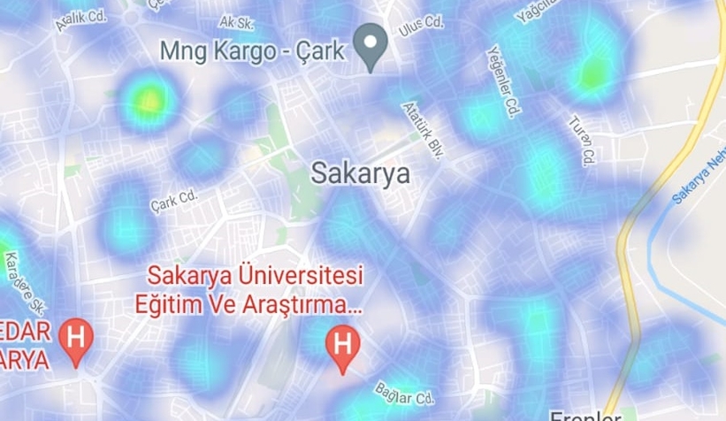 Sakarya'nın korona haritasında büyük değişim