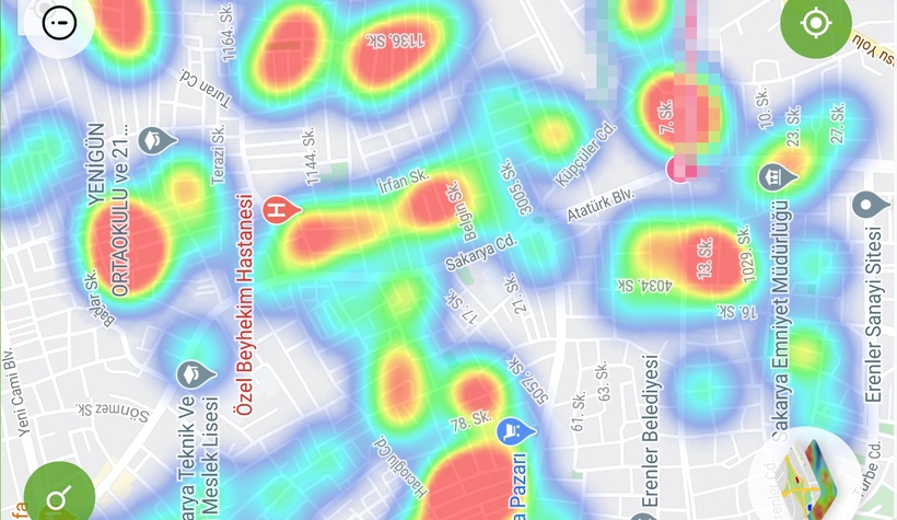 Sakarya'nın korona haritasında son durum