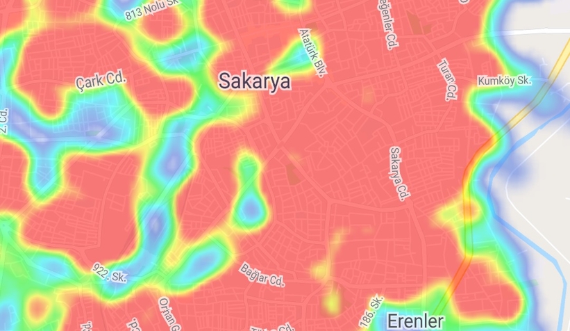 Sakarya'nın korona haritasında son durum