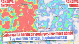 Sakarya'nın korona haritasında son durum