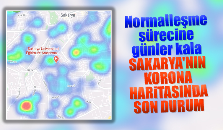 Sakarya'nın korona haritasında son durum