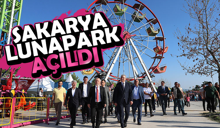 Sakarya'nın luna parkı açıldı