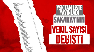 Sakarya'nın milletvekili sayısı 8'e çıktı