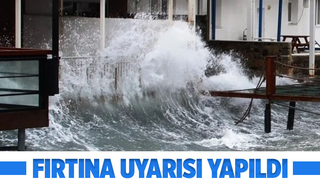 Sakarya'nın sahil kesimi için fırtına uyarısı