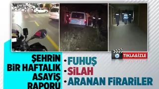 Sakarya'nın son bir haftalık asayiş raporu