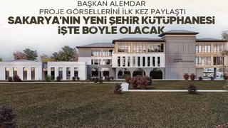 Sakarya'nın yeni Şehir Kütüphanesi böyle olacak