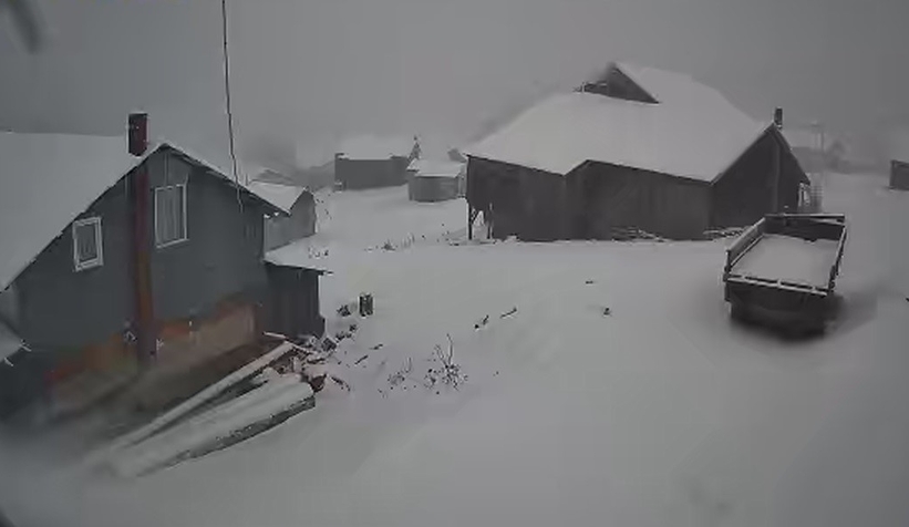 Sakarya'nın yüksek kesimlerinde kar yağışı sürüyor