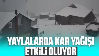 Sakarya'nın yüksek kesimlerinde kar yağışı sürüyor