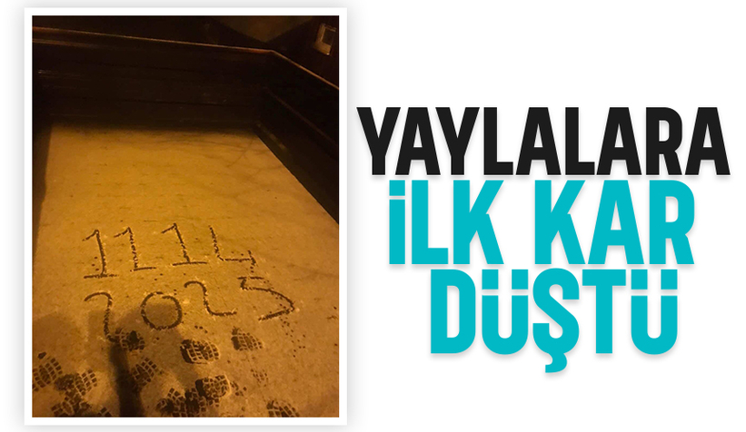 Sakarya'nın yüksek kesimlerine ilk kar düştü