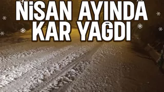 Sakarya'nın yüksek kesimlerine kar yağdı