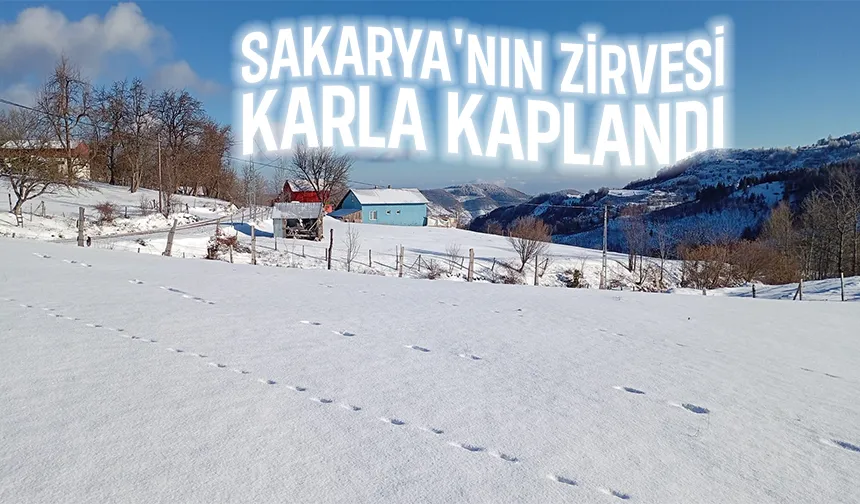 Sakarya'nın yüksekleri beyaza büründü