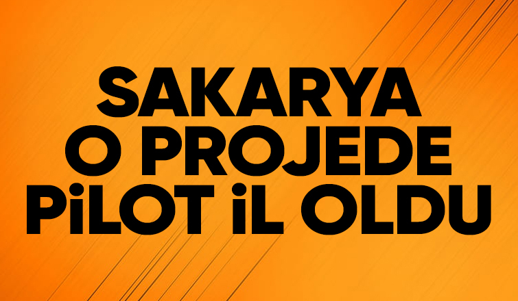 Sakarya pilot il seçildi