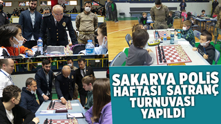 Sakarya Polis Haftası Satranç Turnuvası  İl Emniyet Müdürü Fatih Kaya nın  ilk hamlesi ile başladı 