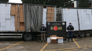 Sakarya polisi 14 milyon 690 bin makaron ele geçirdi