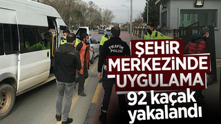 Sakarya polisi 92 kaçak yakaladı