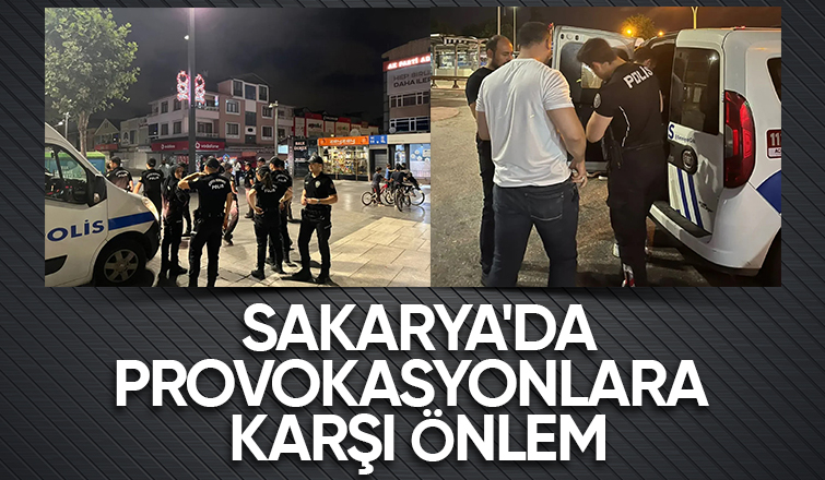 Sakarya polisi alarma geçti
