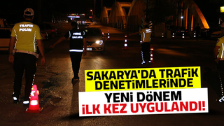 Sakarya polisi ilk kez uygulamaya başladı