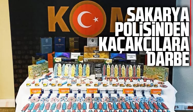 Sakarya polisinden kaçakçılara darbe