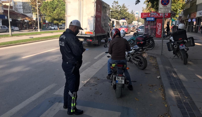 Sakarya polisinden motosiklet denetimi