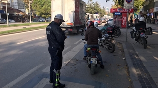 Sakarya polisinden motosiklet denetimi