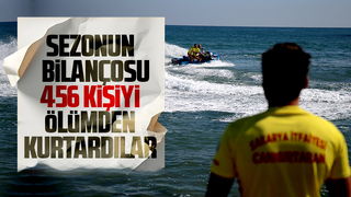 Sakarya sahillerinde 456 kişi boğulmaktan kurtarıldı