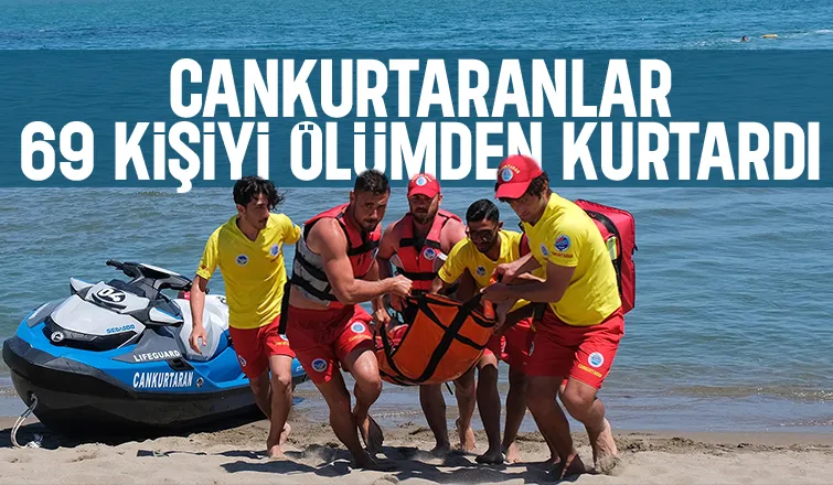 Sakarya sahillerinde 69 kişi kurtarıldı