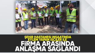 Sakarya Şehir Hastanesi inşaatındaki eylemde yeni gelişme